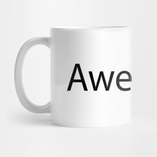 Awesome artistic typography design Mug